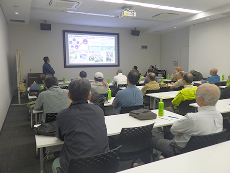 環境保全の取り組み説明の様子