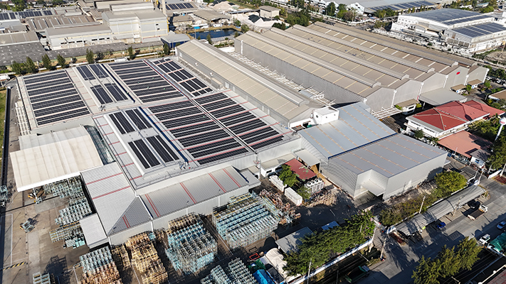 タイ インターナショナル ダイ メイキング（TID）の太陽光発電設備