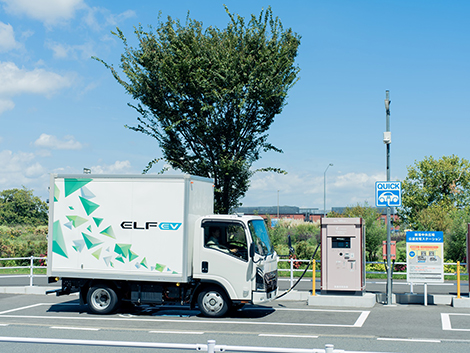 事業化された公道充電ステーション