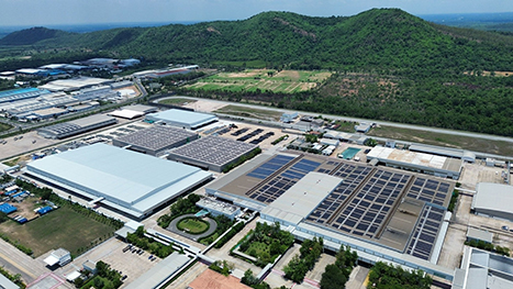 泰国いすゞ自動車（IMCT）の太陽光発電設備