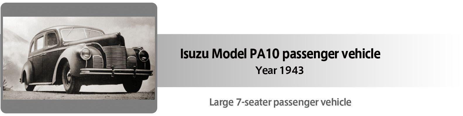 Isuzu Model PA10 passenger vehicle