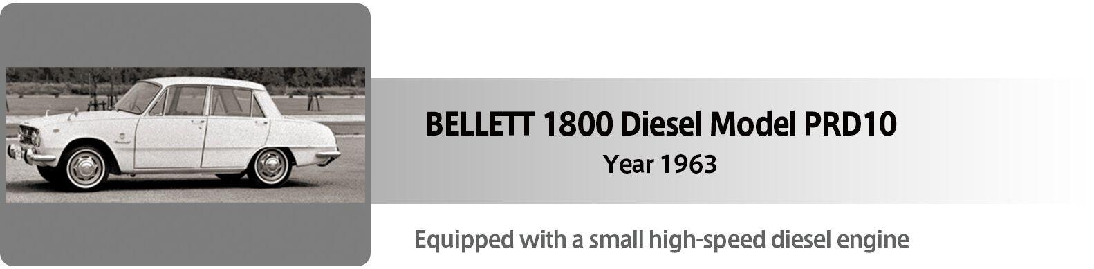 BELLETT 1800 Diesel Model PRD10