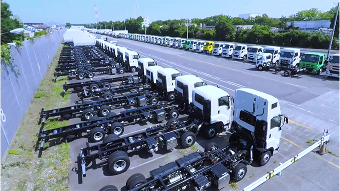 Japan Domestic Production & Export Units from Japan