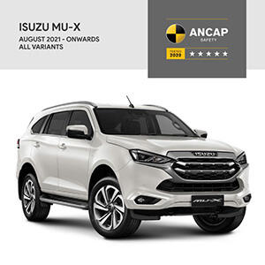 All-New Isuzu MU-X Achieves Highest Five-Star Rating in 2020 ANCAP
