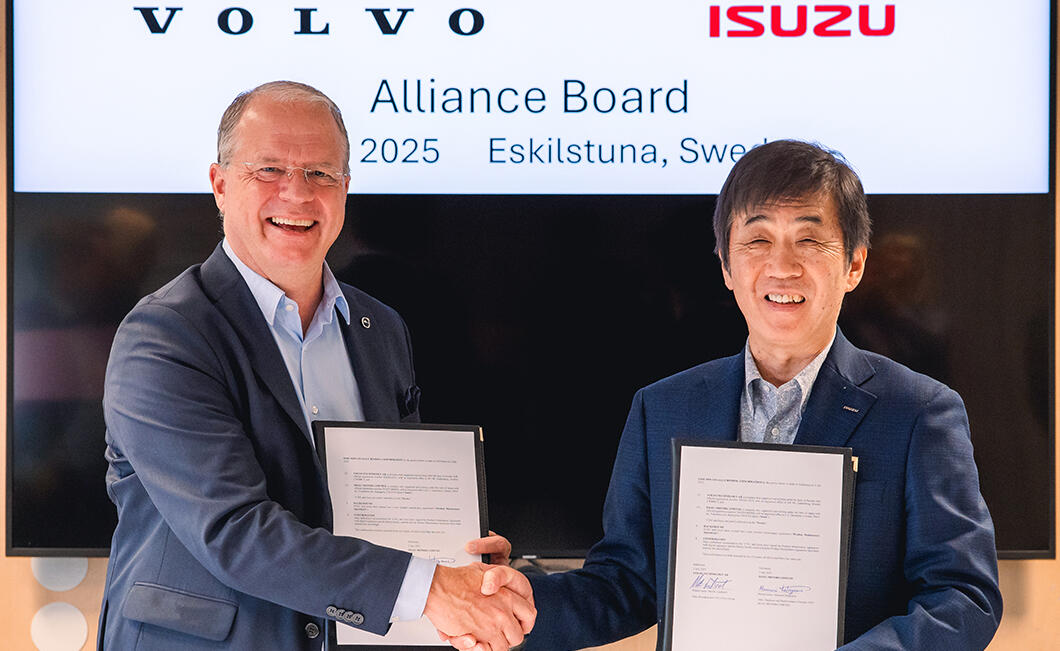Isuzu Motors and Volvo Group newly sign strategic alliance agreements