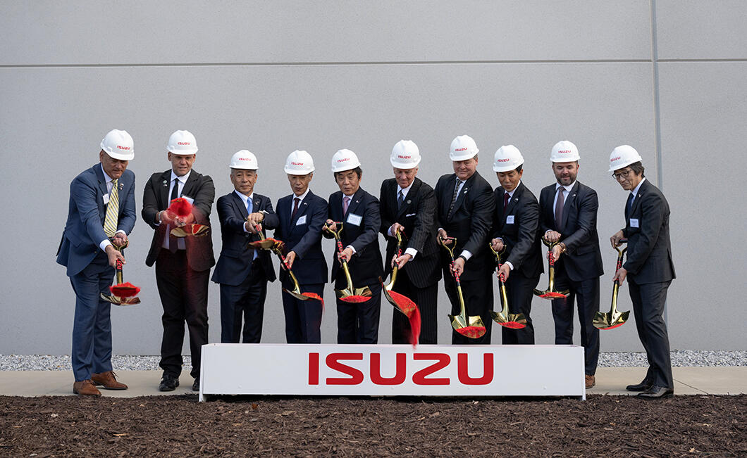 Isuzu holds groundbreaking ceremony for new production facility in South Carolina — Aiming to further strengthen production in North America, with operations set to begin in 2027 —