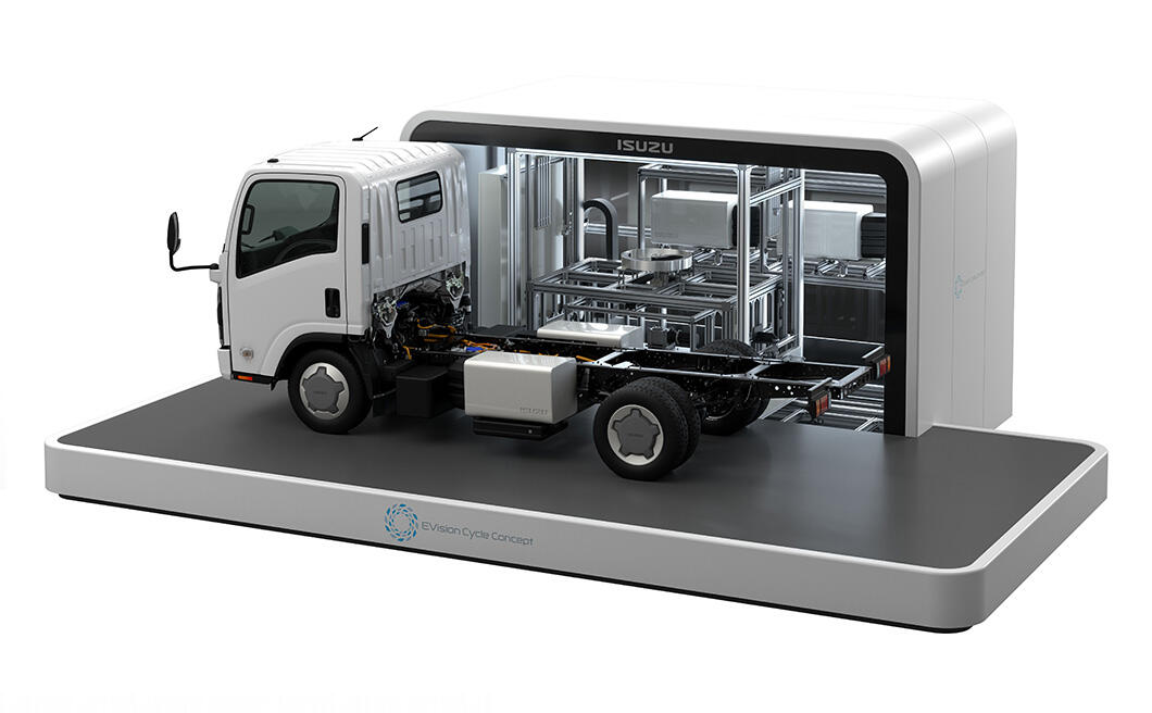 Isuzu Announces World Premiere of “EVision Cycle Concept,” a Battery-Swapping Solution