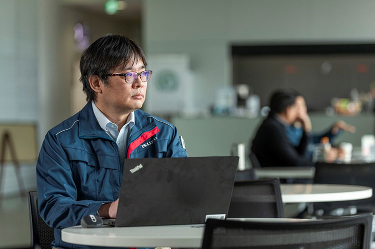 M.A.氏の業務風景写真