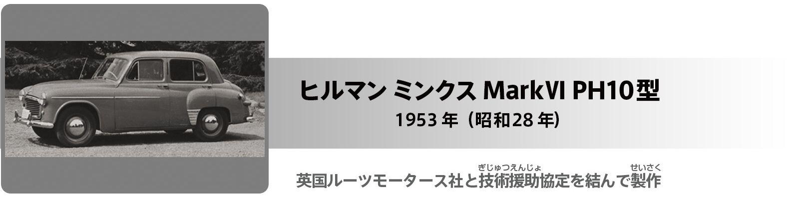 ヒルマン ミンクス MarkⅥ PH10型 タイトル