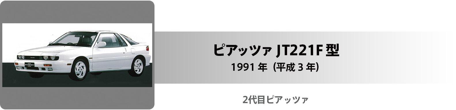 ピアッツァ JT221F型　タイトル