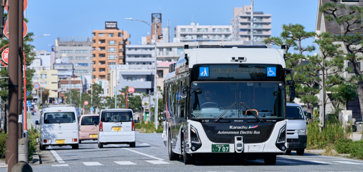 路線バスの自動運転
