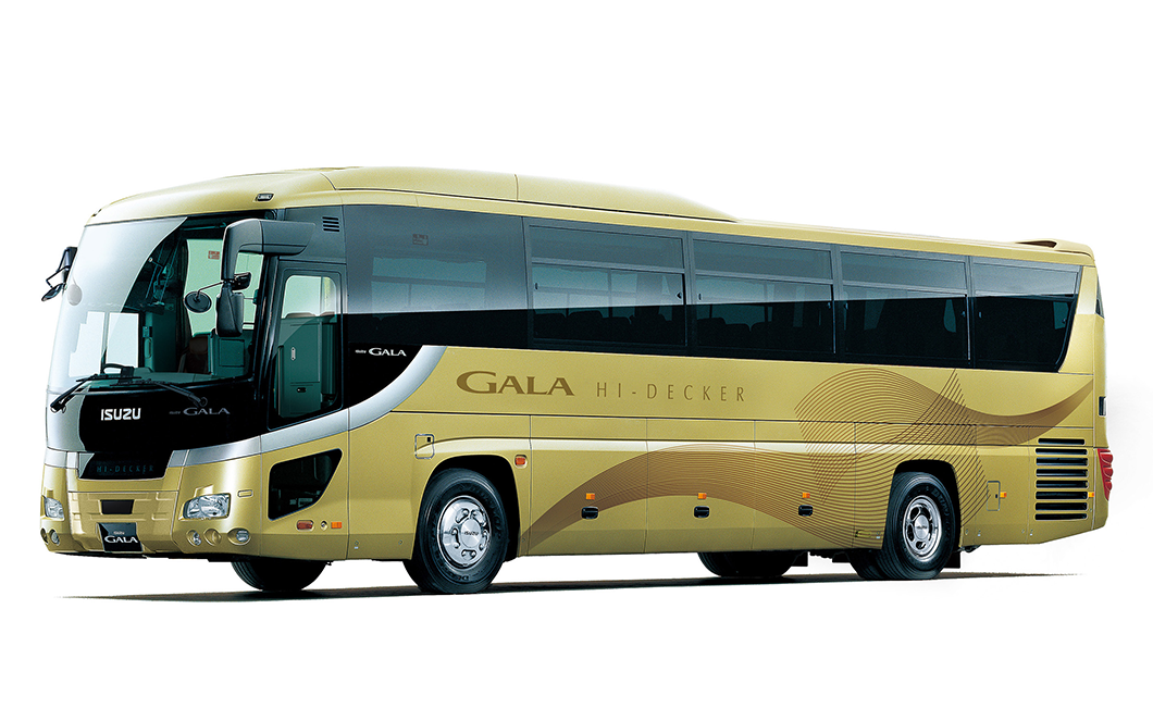 いすゞ、大型観光バス「ガーラ」を一部改良して新発売