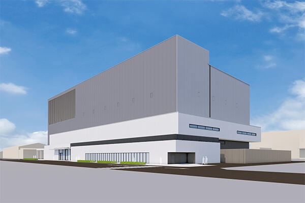 上尾工場に建設される新塗装工場（イメージ）