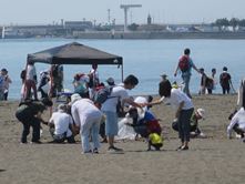 湘南海岸「ゴミゼロクリーンキャンペーン」に参加