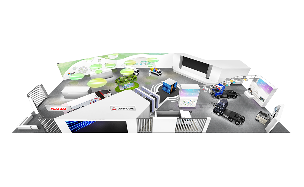 いすゞとＵＤトラックス、JAPAN MOBILITY SHOW 2023に出展～両ブランド初の共同出展。「運ぶ」で創ろう、ワクワクする未来～